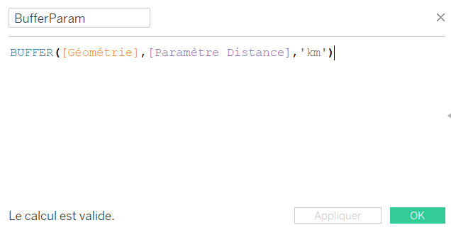 Utiliser un paramètre ou une autre variable