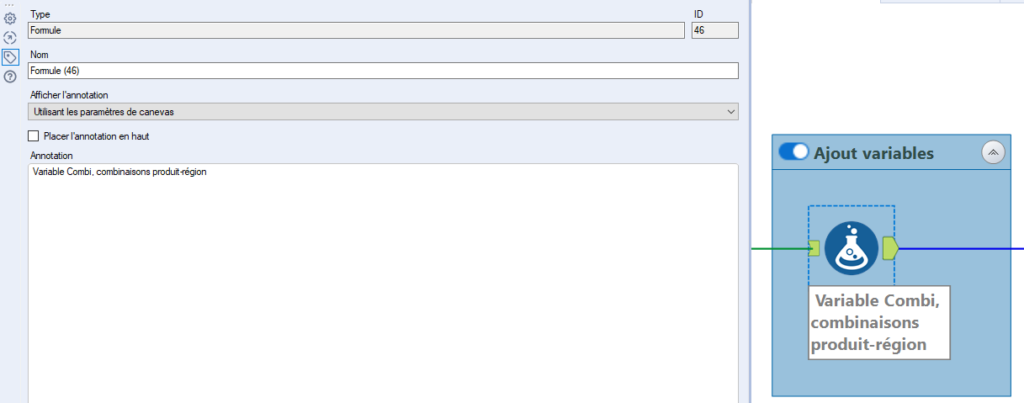 Utilisation des annotations pour documenter les outils utiliser dans le workflow